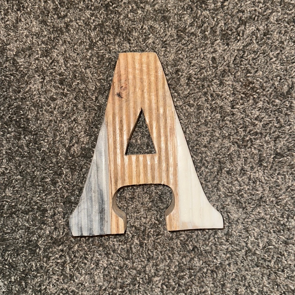 “A” room decor